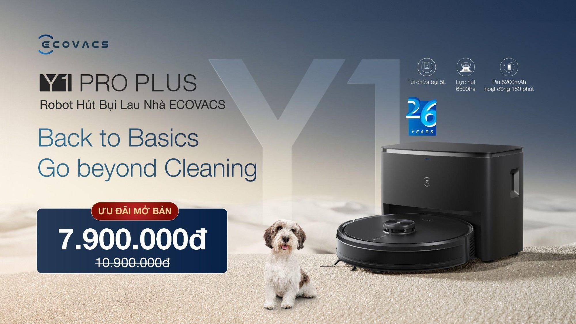 Ecovacs giới thiệu loạt sản phẩm mới: Robot hút bụi lau nhà, vệ sinh cửa kính, có mẫu thiết kế siêu lạ, tính năng "đỉnh chóp"- Ảnh 4.