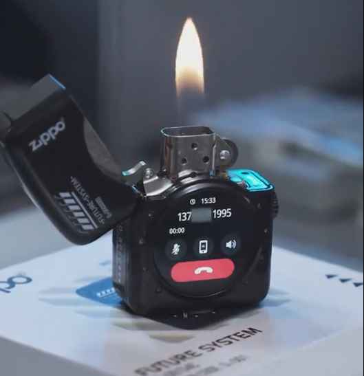 “Pháp sư Trung Hoa” dung hợp bật lửa Zippo và smartwatch: Giá chưa đầy 4 triệu, đủ mọi tính năng kể cả nghe gọi lẫn chơi game- Ảnh 3.