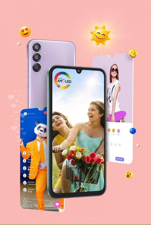 Samsung ra mắt điện thoại pin 6000mAh, camera 50MP, màn hình AMOLED 90Hz, giá 3,8 triệu đồng- Ảnh 1. Samsung ra mắt điện thoại pin 6000mAh, camera 50MP, màn hình AMOLED 90Hz, giá 3,8 triệu đồng- Ảnh 1.