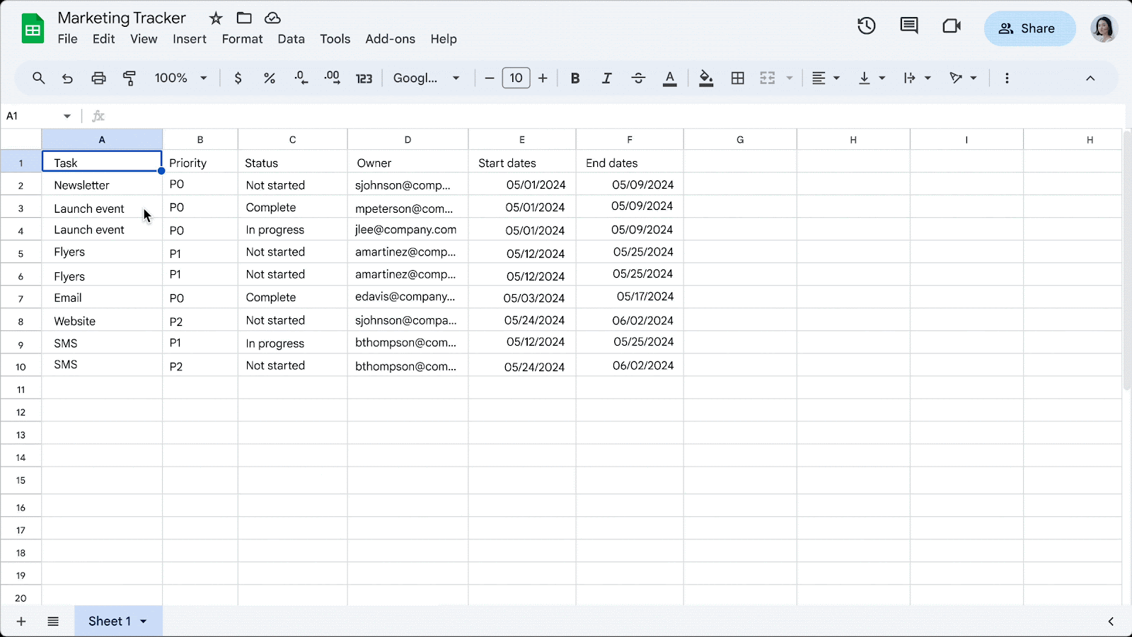 Google Sheets ra mắt tính năng định dạng bảng tự động khiến người dùng Excel phấn khích- Ảnh 2. Google Sheets ra mắt tính năng định dạng bảng tự động khiến người dùng Excel phấn khích- Ảnh 2.