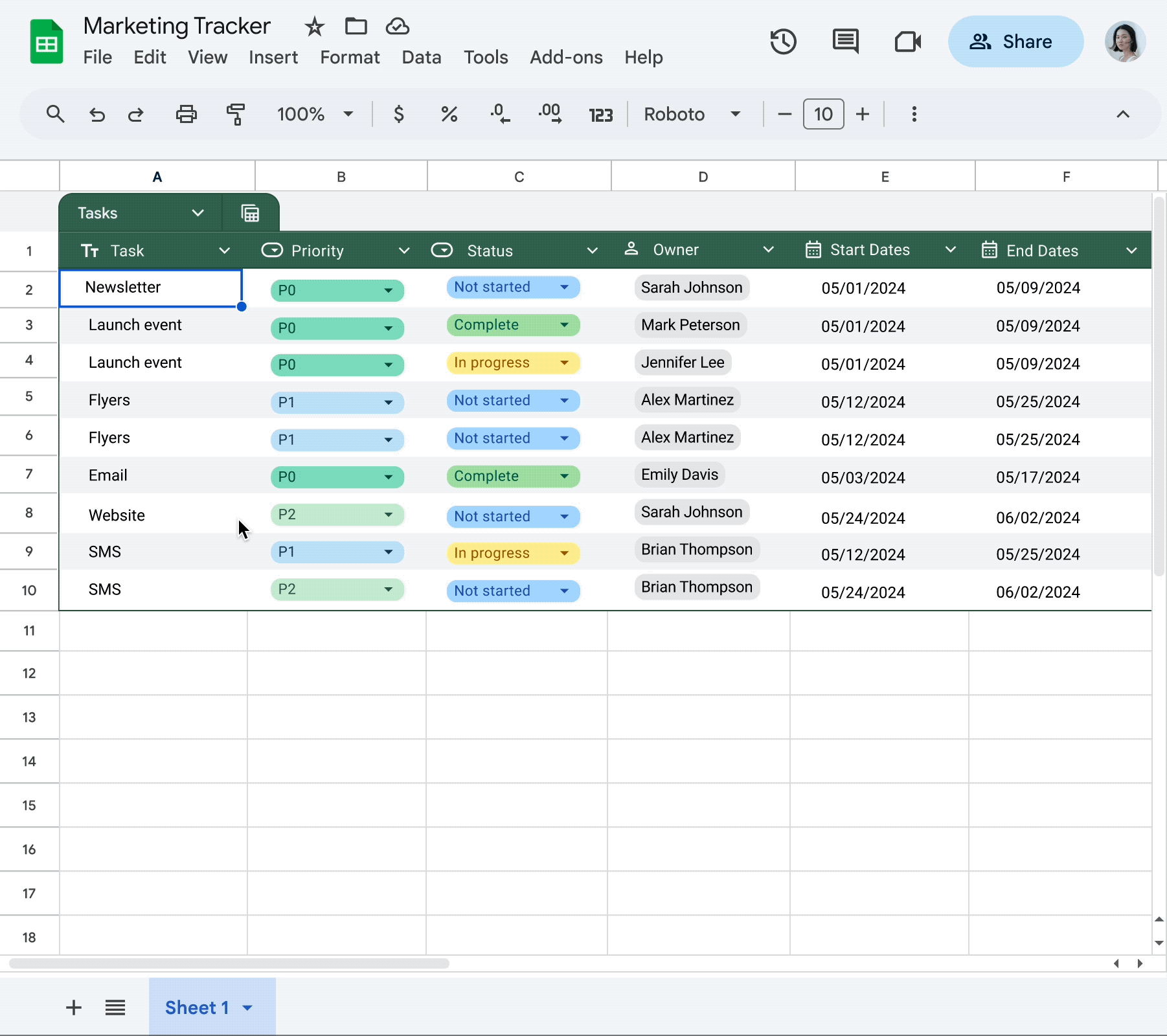 Google Sheets ra mắt tính năng định dạng bảng tự động khiến người dùng Excel phấn khích- Ảnh 3. Google Sheets ra mắt tính năng định dạng bảng tự động khiến người dùng Excel phấn khích- Ảnh 3.