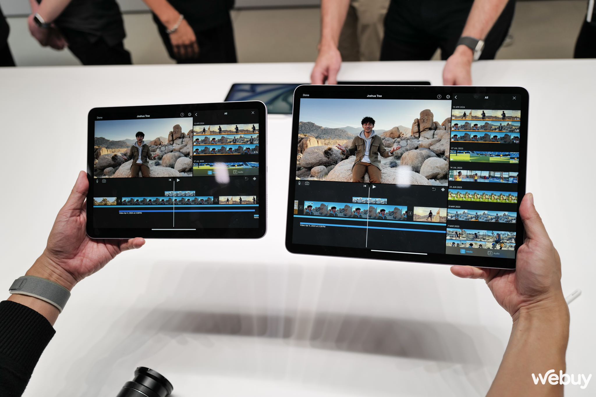 Trực tiếp ngắm nhìn iPad Air 2024: 2 kích thước để lựa chọn, dùng được bút Apple Pencil Pro- Ảnh 3. Trực tiếp ngắm nhìn iPad Air 2024: 2 kích thước để lựa chọn, dùng được bút Apple Pencil Pro- Ảnh 3.