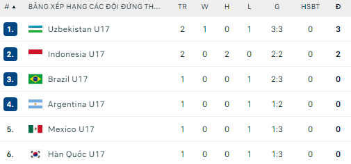 Bất bại tại World Cup, U17 Indonesia xếp trên cả Brazil và Argentina - Ảnh 1. Bất bại tại World Cup, U17 Indonesia xếp trên cả Brazil và Argentina - Ảnh 1.