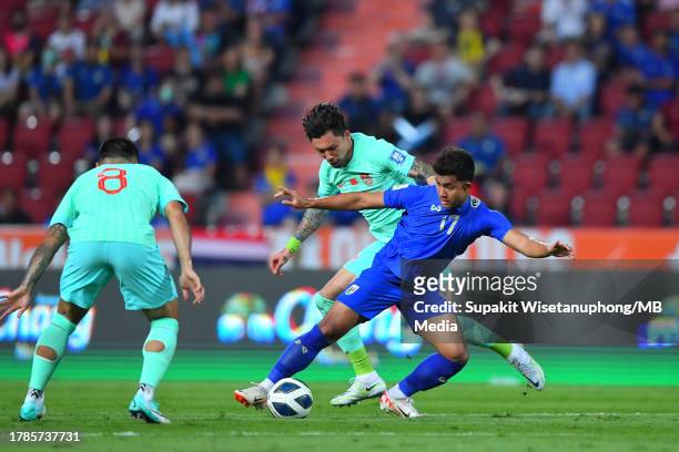 TRỰC TIẾP Thái Lan 1-2 Trung Quốc: Voi chiến thua ngược đầy đau đớn vì mắc sai lầm - Ảnh 9. TRỰC TIẾP Thái Lan 1-2 Trung Quốc: Voi chiến thua ngược đầy đau đớn vì mắc sai lầm - Ảnh 9.