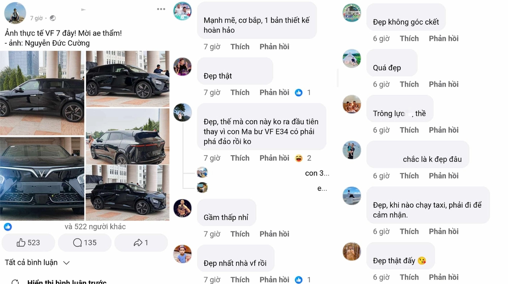 Lộ diện VinFast VF 7 trước ngày bàn giao: Cơ bắp như xe Mỹ, dân mạng khen đẹp không góc chết - Ảnh 6. Lộ diện VinFast VF 7 trước ngày bàn giao: Cơ bắp như xe Mỹ, dân mạng khen đẹp không góc chết - Ảnh 6.