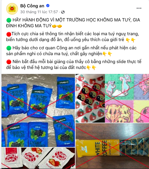 Hàng loạt học sinh ngộ độc vì kẹo lạ ở cổng trường, Bộ Công an cảnh báo kẹo ma tuý, cà phê, socola... - Ảnh 4.