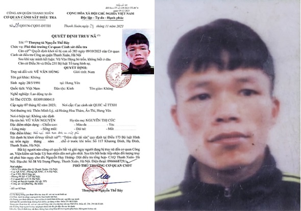 Chủ thầu 9x bị truy nã vì lấy trộm xe máy của thợ xây - Ảnh 1. Chủ thầu 9x bị truy nã vì lấy trộm xe máy của thợ xây - Ảnh 1.