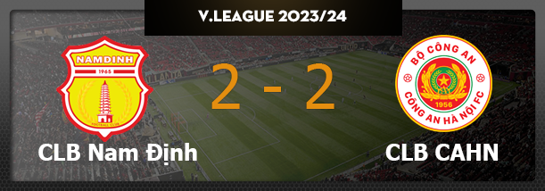 Nam Định 2-2 CLB CAHN: Quang Hải ghi bàn trận thứ hai liên tiếp - Ảnh 1. Nam Định 2-2 CLB CAHN: Quang Hải ghi bàn trận thứ hai liên tiếp - Ảnh 1.