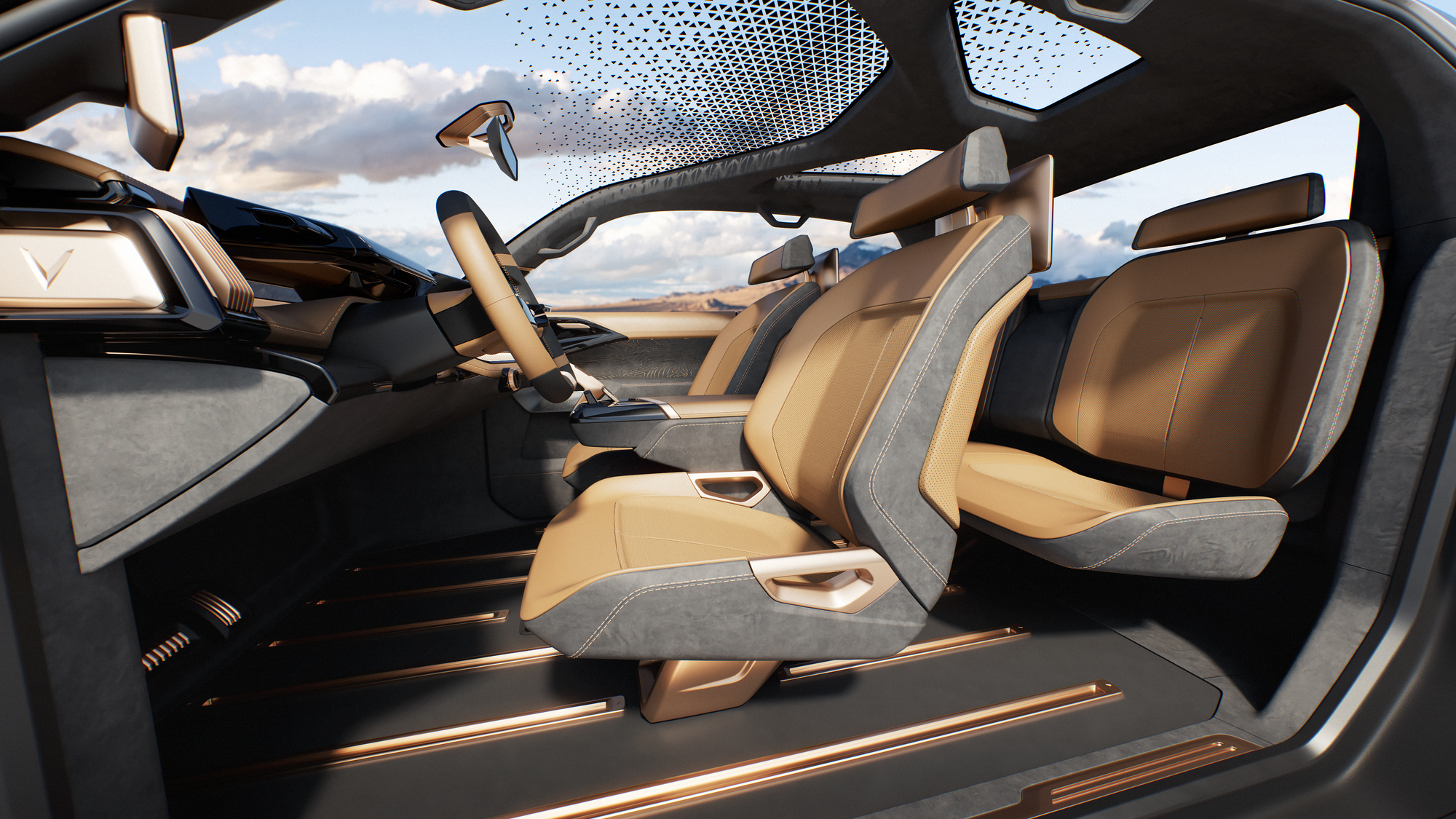 Bán tải VinFast bất ngờ lăn bánh tại triển lãm: Có thực sự là 'xe mô hình'?- Ảnh 7. Bán tải VinFast bất ngờ lăn bánh tại triển lãm: Có thực sự là 'xe mô hình'?- Ảnh 7.