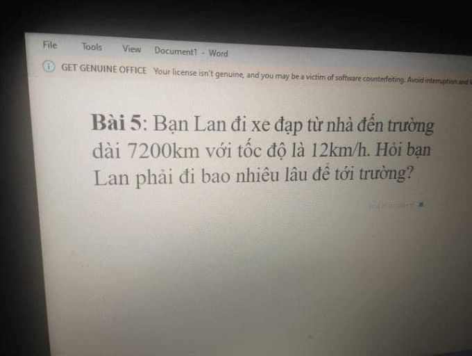 Lại thêm bài toán tiểu học khiến dân tình khóc giùm đôi chân của Lan: Đạp xe 720km, chở Ngọc lên Đà Lạt- Ảnh 2. Lại thêm bài toán tiểu học khiến dân tình khóc giùm đôi chân của Lan: Đạp xe 720km, chở Ngọc lên Đà Lạt- Ảnh 2.