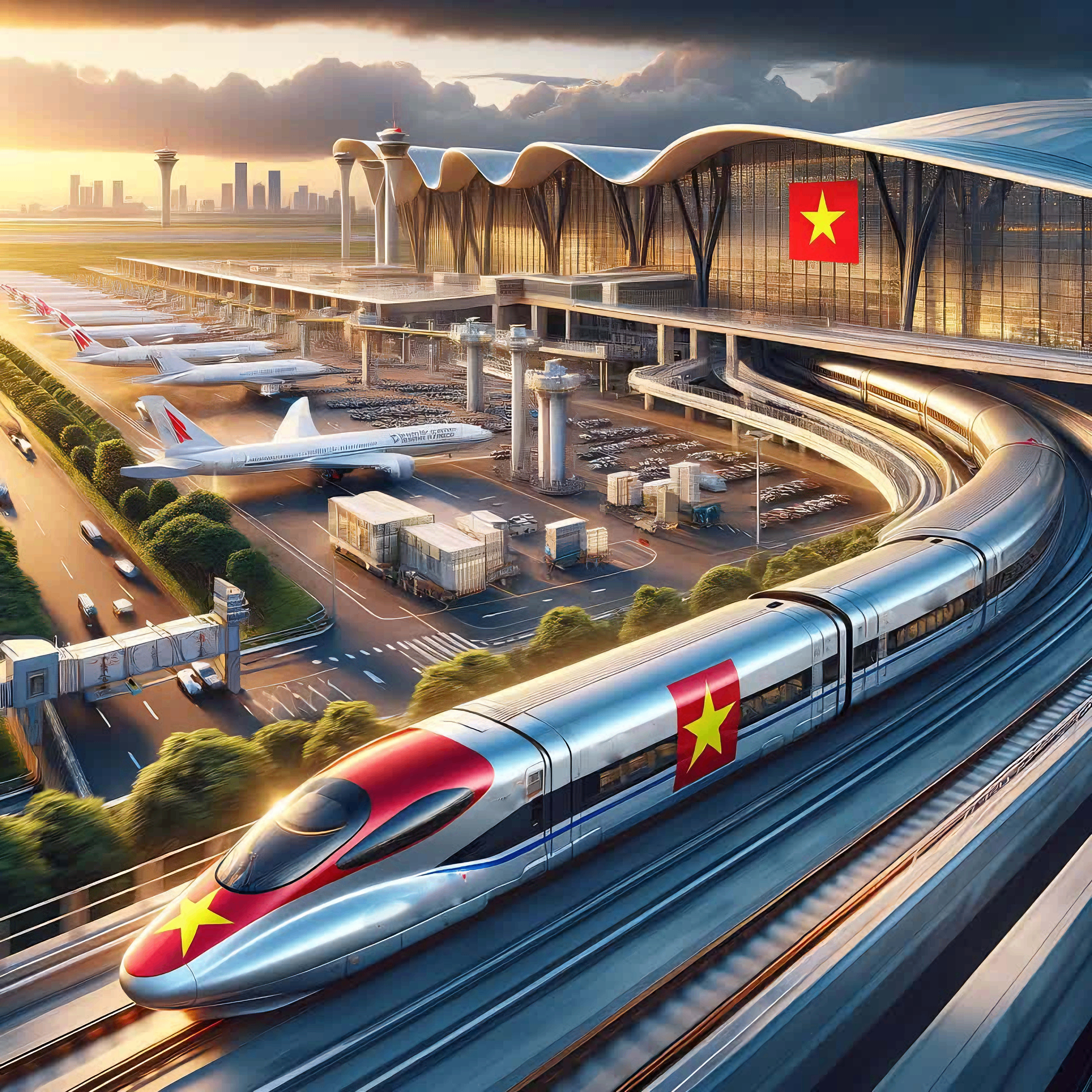 Siêu dự án giao thông gần 70 tỷ đô, đi qua 20 tỉnh thành sẽ có ga ngầm ở sân bay lớn nhất Việt Nam?- Ảnh 1. Siêu dự án giao thông gần 70 tỷ đô, đi qua 20 tỉnh thành sẽ có ga ngầm ở sân bay lớn nhất Việt Nam?- Ảnh 1.