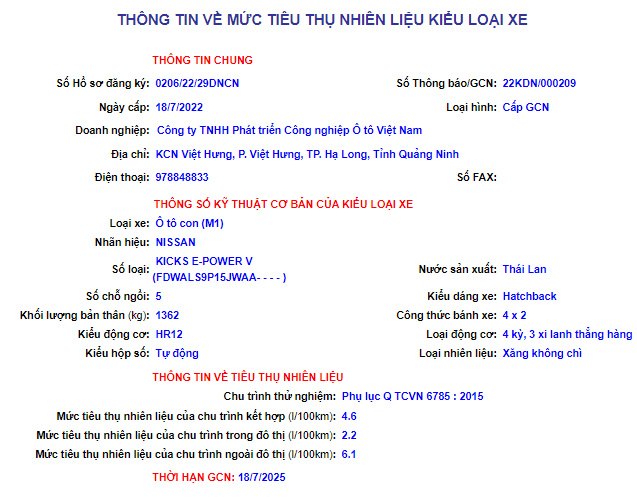 Số liệu Cục Đăng kiểm chỉ ra mẫu ô tô ăn xăng ít nhất VN hiện nay: Chỉ 2,2 lít/100km, ngang Honda Lead- Ảnh 1. Số liệu Cục Đăng kiểm chỉ ra mẫu ô tô ăn xăng ít nhất VN hiện nay: Chỉ 2,2 lít/100km, ngang Honda Lead- Ảnh 1.