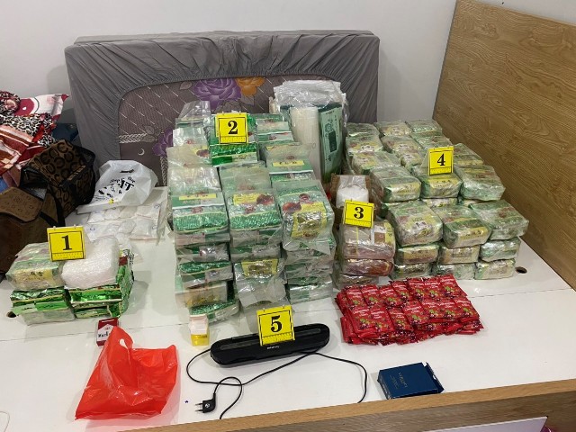 184 bánh heroin được 