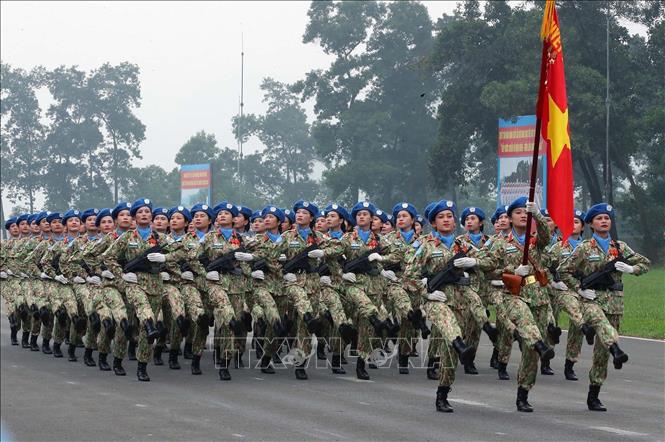 Màn bắn 21 loạt đại bác và 6 trực thăng bay diễu hành trong lễ tổng duyệt 70 năm chiến thắng Điện Biên Phủ- Ảnh 6.