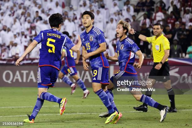 Hạ Qatar sau màn rượt đuổi kịch tính, Nhật Bản đứng trước khả năng gặp U23 Việt Nam ở bán kết- Ảnh 4. Hạ Qatar sau màn rượt đuổi kịch tính, Nhật Bản đứng trước khả năng gặp U23 Việt Nam ở bán kết- Ảnh 4.