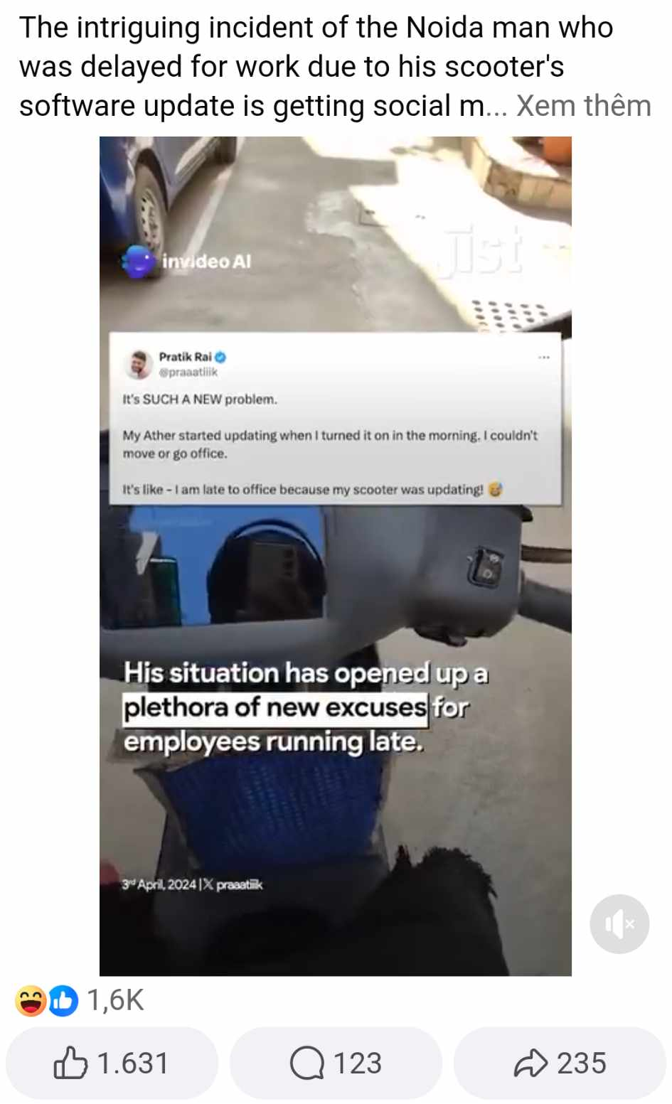 CĐM cười ngả nghiêng khi có lý do mới để đi làm muộn: Xe điện bận cập nhật, không thể di chuyển- Ảnh 4.