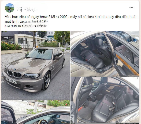 Rao bán BMW cũ giá Honda SH, người bán khẳng định: "Máy nổ, còi kêu, 4 bánh quay đều, điều hoà mát lạnh"- Ảnh 1.