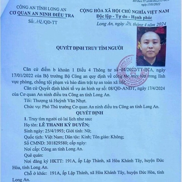 5 người đang bị công an truy tìm trong vụ 