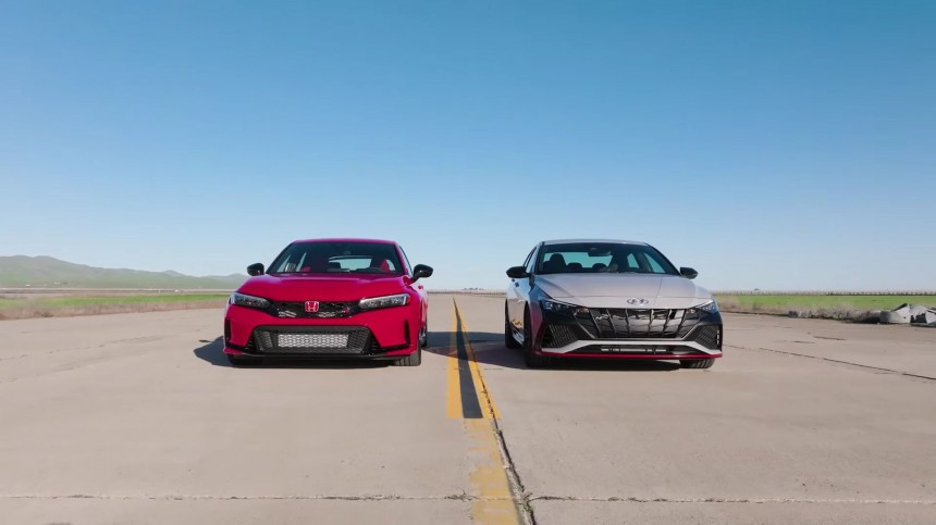 So tài tốc độ 2 chiến binh đường phố Honda Civic Type R và Hyundai Elantra N: Cái tên nào vượt trội hơn?- Ảnh 2. So tài tốc độ 2 chiến binh đường phố Honda Civic Type R và Hyundai Elantra N: Cái tên nào vượt trội hơn?- Ảnh 2.