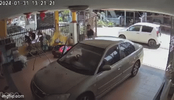 Lái xe vào nhà không đóng cổng, 1 phút sau thì xảy ra chuyện khiến người phụ nữ hối không kịp- Ảnh 3. Lái xe vào nhà không đóng cổng, 1 phút sau thì xảy ra chuyện khiến người phụ nữ hối không kịp- Ảnh 3.
