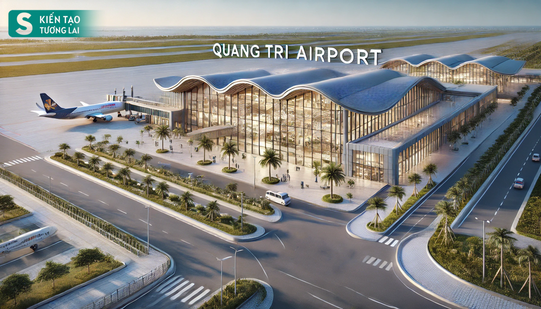 Sân bay gần 6.000 tỷ đồng ở vị trí đặc biệt kết nối hai miền Bắc - Nam báo tín hiệu vui gần kề- Ảnh 1. Sân bay gần 6.000 tỷ đồng ở vị trí đặc biệt kết nối hai miền Bắc - Nam báo tín hiệu vui gần kề- Ảnh 1.