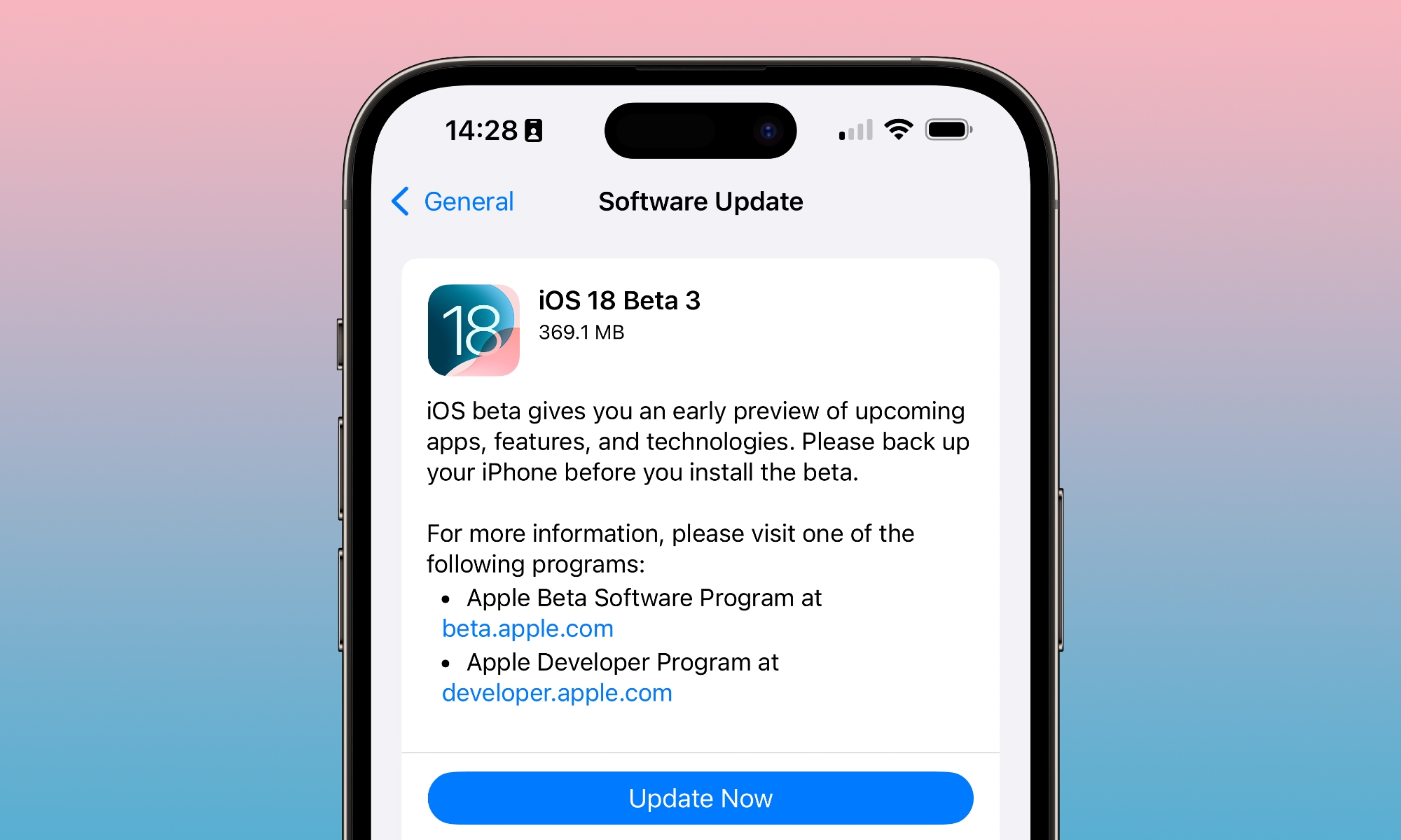 Người dùng iPhone không thể bỏ qua điều này trước khi 'lên đời' iOS 18 Beta- Ảnh 5. Người dùng iPhone không thể bỏ qua điều này trước khi 'lên đời' iOS 18 Beta- Ảnh 5.