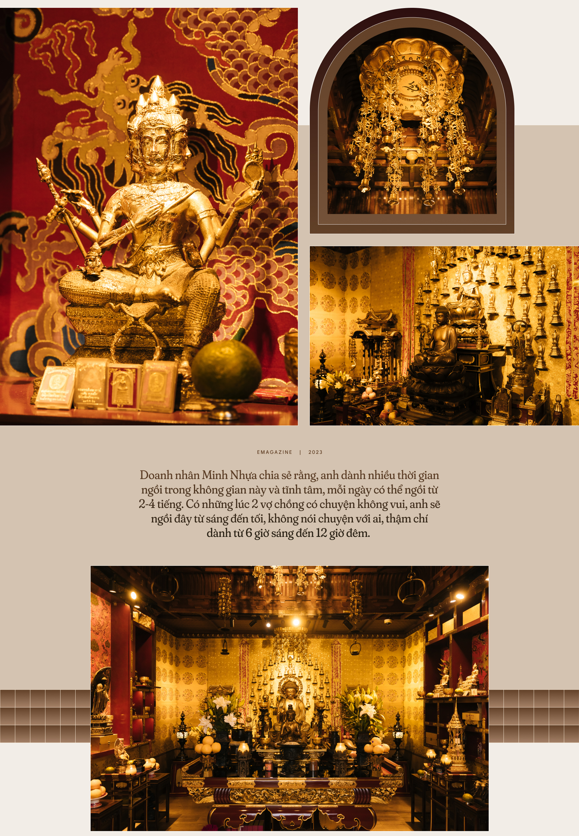 Biệt thự ‘ở tạm’ của doanh nhân Minh Nhựa, cận cảnh căn phòng đặc biệt có ngày anh dành 6-12 tiếng để ngồi tĩnh tâm - Ảnh 8.