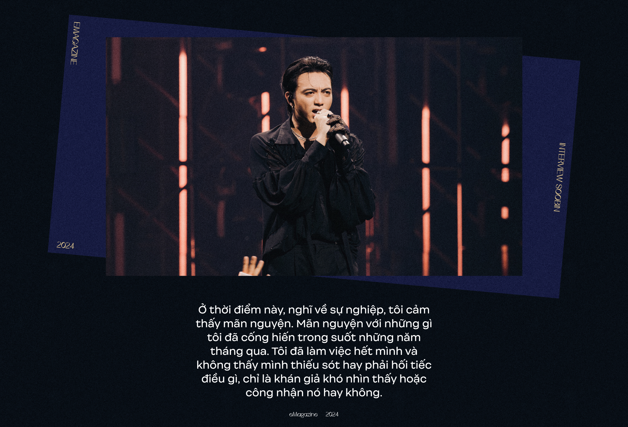 SOOBIN: “Đâu phải lúc nào mình cũng cần đứng thứ nhất. Khán giả hãy nhớ đến SOOBIN như một nghệ sĩ tài năng là đủ”- Ảnh 13. SOOBIN: “Đâu phải lúc nào mình cũng cần đứng thứ nhất. Khán giả hãy nhớ đến SOOBIN như một nghệ sĩ tài năng là đủ”- Ảnh 13.