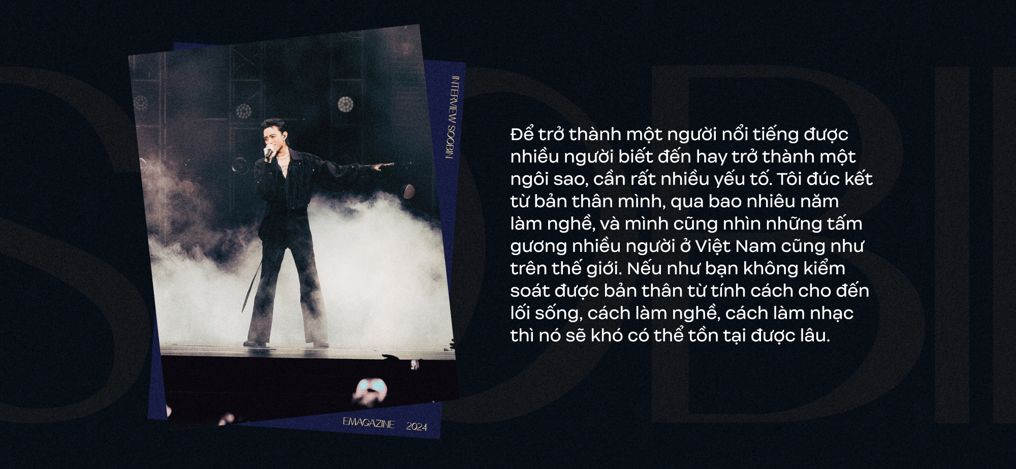 SOOBIN: “Đâu phải lúc nào mình cũng cần đứng thứ nhất. Khán giả hãy nhớ đến SOOBIN như một nghệ sĩ tài năng là đủ”- Ảnh 28. SOOBIN: “Đâu phải lúc nào mình cũng cần đứng thứ nhất. Khán giả hãy nhớ đến SOOBIN như một nghệ sĩ tài năng là đủ”- Ảnh 28.