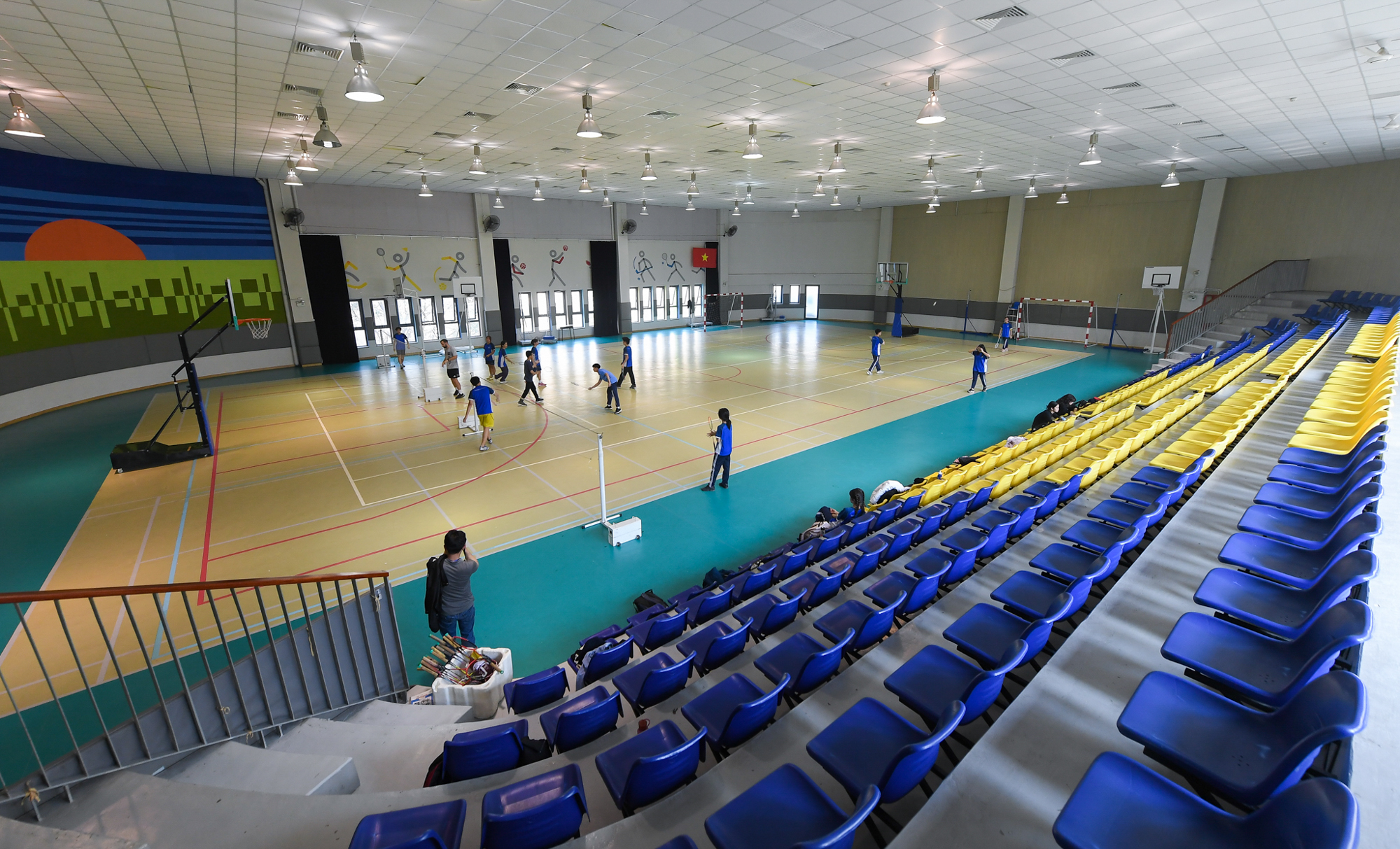 Trường liên cấp từng đạt giải kiến trúc quốc gia, nằm giữa Thủ đô nhưng tràn ngập cây xanh và ánh nắng- Ảnh 9. Trường liên cấp từng đạt giải kiến trúc quốc gia, nằm giữa Thủ đô nhưng tràn ngập cây xanh và ánh nắng- Ảnh 9.