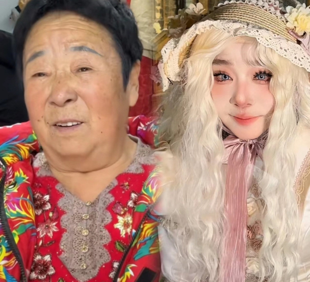 Ngỡ ngàng ông chú 57 tuổi hóa soái ca ngôn tình, bà cụ U80 thành công chúa mắt biếc: Bí mật ở đôi tay của nghệ sĩ trang điểm đang viral khắp cõi MXH- Ảnh 1.