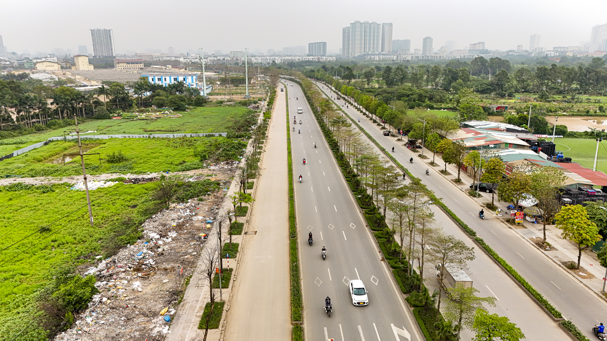 Hà Nội: Trục hướng tâm dài hơn 10 km, có đại lộ rộng 50 m, có cầu vượt chữ C nhưng ít người biết đến- Ảnh 9.