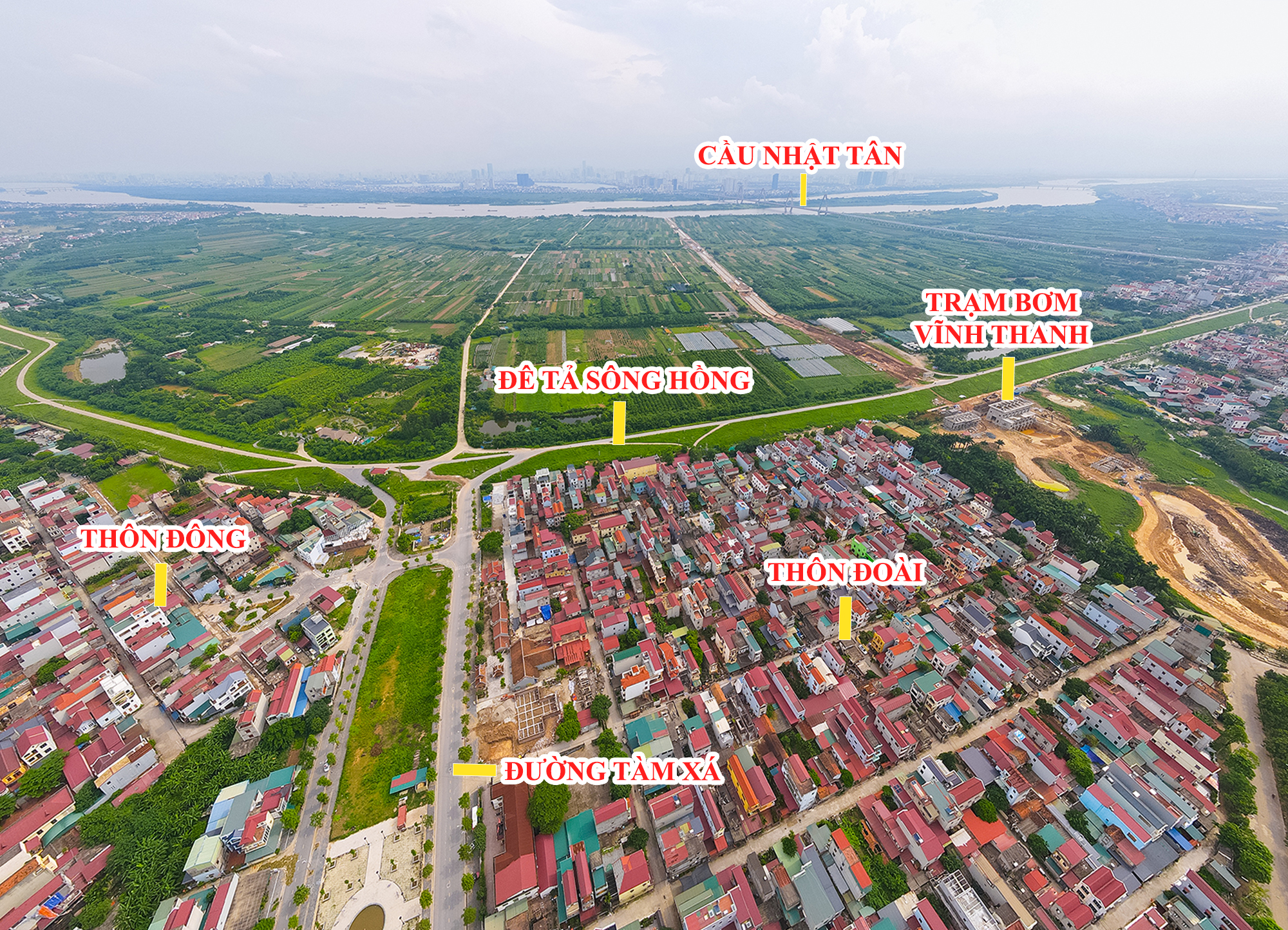 Toàn cảnh khu đô thị 268 ha sắp đấu thầu chọn nhà đầu tư, nằm giữa hai cây cầu dây văng, liền kề khu đô thị nghìn tỷ của Vinhomes- Ảnh 4.