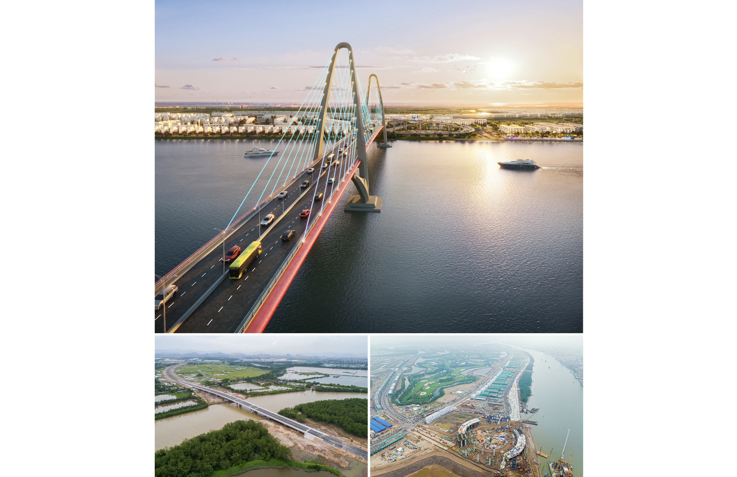 Toàn cảnh siêu dự án bất động sản trên đảo nằm giữa 2 cao tốc, sắp có 4 cây cầu đang gây sốt vì được Vinhomes đầu tư- Ảnh 3. Toàn cảnh siêu dự án bất động sản trên đảo nằm giữa 2 cao tốc, sắp có 4 cây cầu đang gây sốt vì được Vinhomes đầu tư- Ảnh 3.