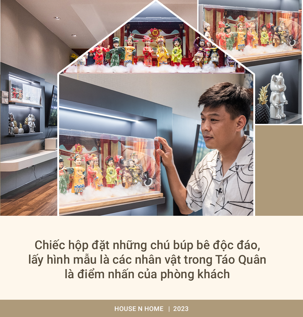 Nhà mới của Trung Ruồi: Thiết kế phản ánh con người thật của chủ nhân, có món đồ Táo quân đặc biệt - Ảnh 3.