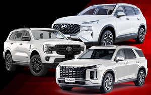 Hyundai Palisade bản 'base' so kè Santa Fe, Everest cao cấp: Chênh chưa tới 100 triệu, thua vận hành nhưng vượt kích thước, tiện nghi