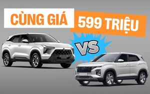 Cùng 599 triệu đồng, chọn Hyundai Creta tiêu chuẩn hay Mitsubishi Xforce GLX: Động cơ mạnh hay rộng rãi?