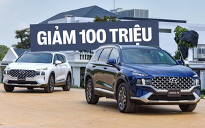 Loạt xe Hyundai giảm giá niêm yết, khách Việt tiết kiệm hơn trăm triệu tiền lăn bánh: Santa Fe giảm mạnh nhất, Custin rẻ gần ngang Innova Cross