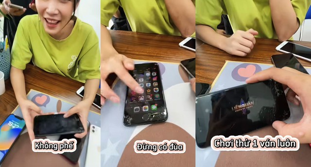 Chơi game bằng thiết bị lạ, nữ game thủ Liên Quân khiến người xem thốt lên: "Ảo thật đấy" - Ảnh 4. Chơi game bằng thiết bị lạ, nữ game thủ Liên Quân khiến người xem thốt lên: "Ảo thật đấy" - Ảnh 4.