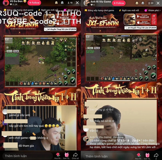 Hàng loạt KOLs livestream JX1 Efunvn Mobile, điều hiếm thấy của thị trường game nhập vai kiếm hiệp - Ảnh 6.