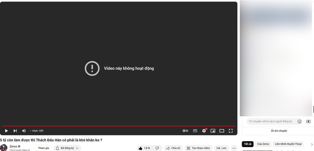 Sau đó còn bị bay kênh YouTube vì xuất hiện nội dung không lành mạnh