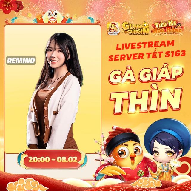 Cách MC/Streamer Remind “giải xui” đầu năm với game thủ Gunny Origin - Ảnh 1.