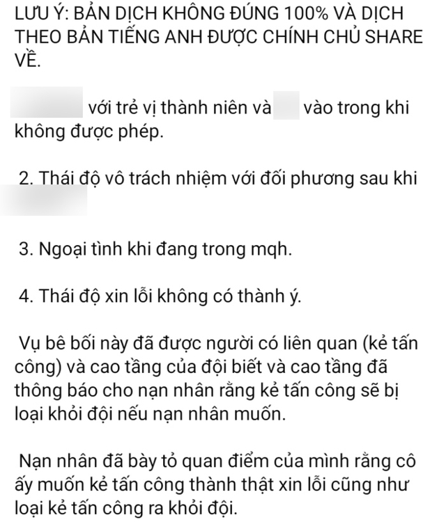 Bản dịch tiếng Việt được một fan trên mạng xã hội X thực hiện và hiện tại bản dịch này đã bị xóa mất Bản dịch tiếng Việt được một fan trên mạng xã hội X thực hiện và hiện tại bản dịch này đã bị xóa mất