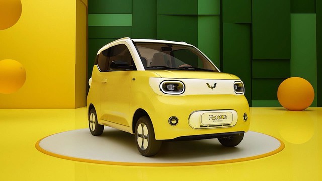 Wuling HongGuang MiniEV 2024 ra mắt: Đẹp hơn bản cũ vừa bán ở VN, đã có màn hình giải trí, đi tối đa 215km - Ảnh 1. Wuling HongGuang MiniEV 2024 ra mắt: Đẹp hơn bản cũ vừa bán ở VN, đã có màn hình giải trí, đi tối đa 215km - Ảnh 1.