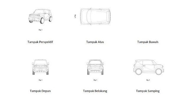 Thêm bằng chứng VF 3 sẽ đến Indonesia: VinFast đăng ký kiểu dáng công nghiệp một mẫu ô tô điện mini, chuẩn bị gây sức ép lên 'vua doanh số' phân khúc Wuling - Ảnh 2.