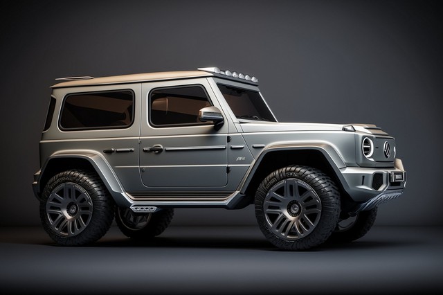 Mini Mercedes-Benz G-Class sẽ là xe thuần điện - Ảnh 1.