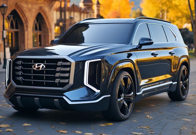 Hyundai Palisade sắp thay đổi vuông vắn như đàn em Santa Fe - Ảnh 2. Hyundai Palisade sắp thay đổi vuông vắn như đàn em Santa Fe - Ảnh 2.