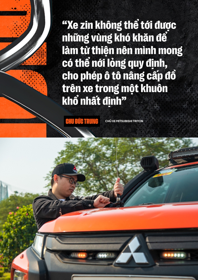 Chủ xe Triton giữa ‘rừng’ Ranger làm từ thiện: ‘Hơn nhiều điểm mà phải trải nghiệm mới thấy được, hỗ trợ cả xe dẫn đoàn’ - Ảnh 5.