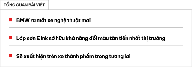 BMW tiếp tục hoàn thiện sơn đổi màu, biến ô tô thành 'tắc kè hoa' trong tương lai - Ảnh 1.