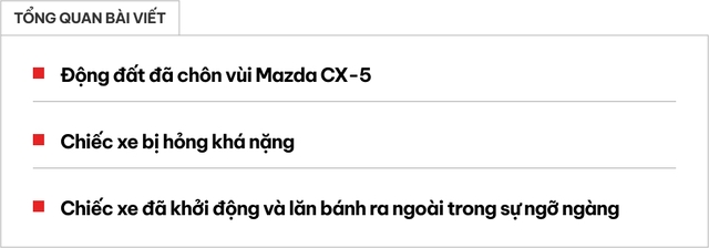 Xe Nhật bền như thế này: Mazda CX-5 hứng trọn 'combo' động đất và sập nhà vẫn chạy được, chủ xe không thể tin vào mắt mình - Ảnh 1. Xe Nhật bền như thế này: Mazda CX-5 hứng trọn 'combo' động đất và sập nhà vẫn chạy được, chủ xe không thể tin vào mắt mình - Ảnh 1.
